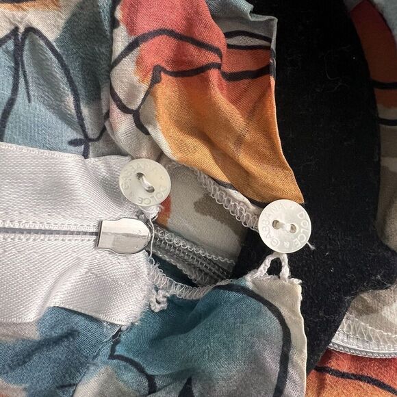 Dolce & Gabbana Jumpsuit Women’s 6 Silk Wide Leg Majolica Water Color Print - Picture 4 of 10